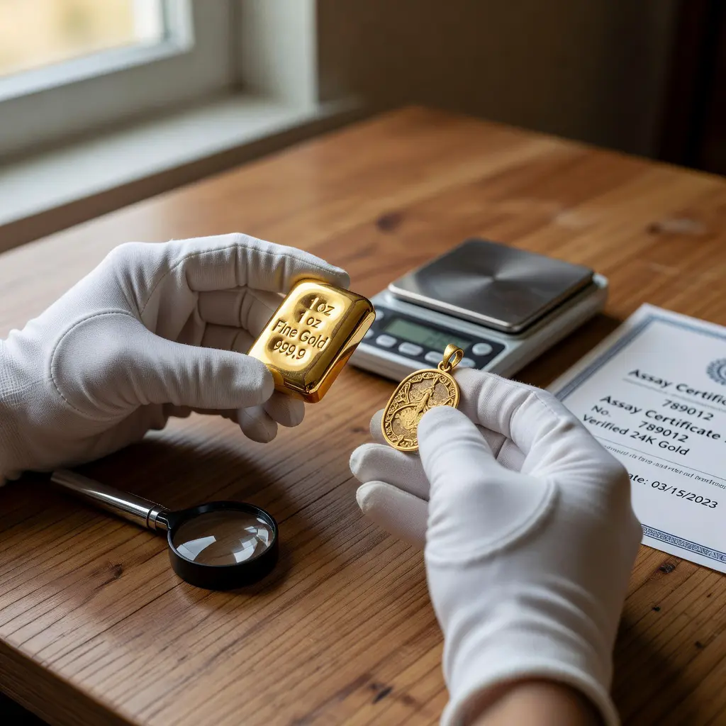Витрина дилера инвестиционных слитков и монет Витрина магазина с золотыми монетами и слитками