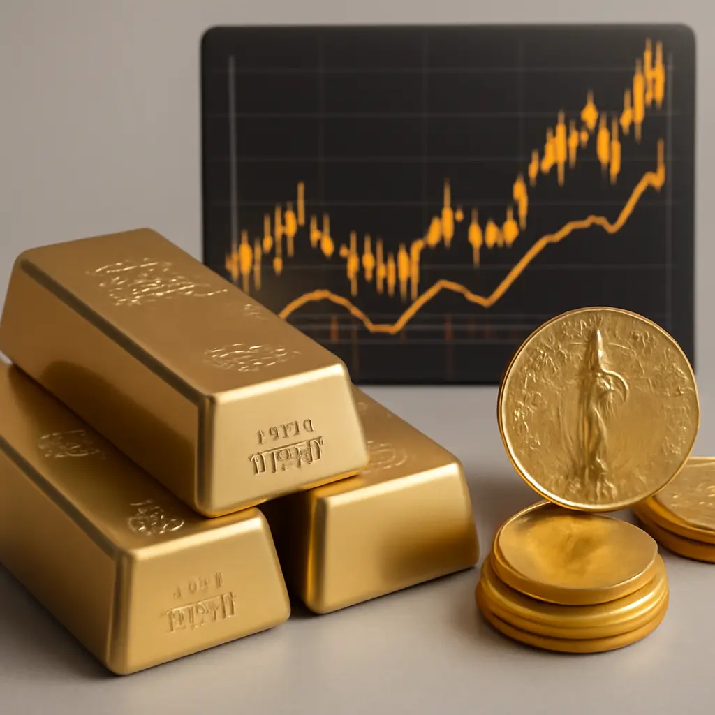 Различные формы инвестиций в золото: слитки, монеты, ETF