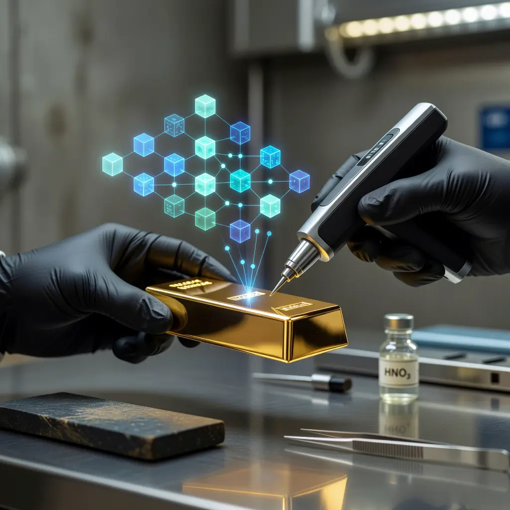 XRF vs традиционные методы: что даёт блокчейн-сертификация золота