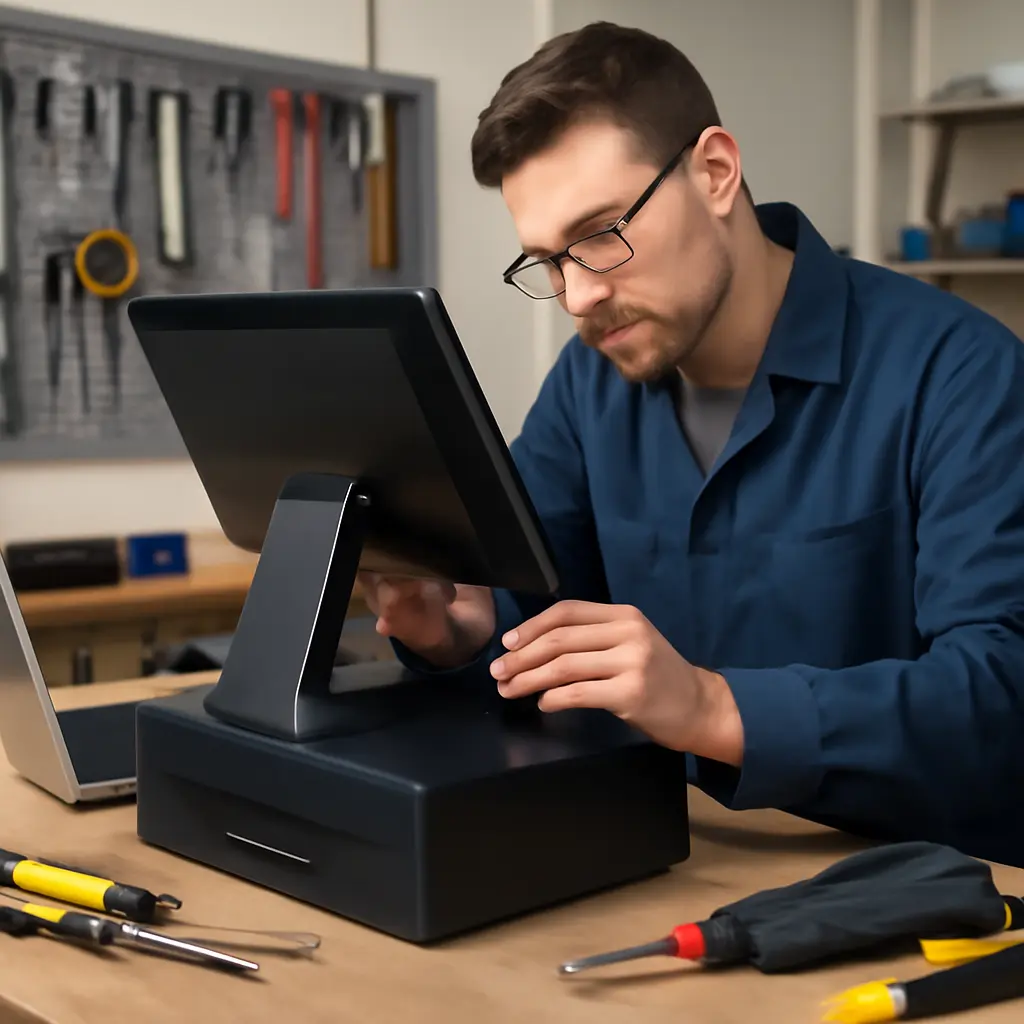 Процесс настройки кассового оборудования на рабочем столе